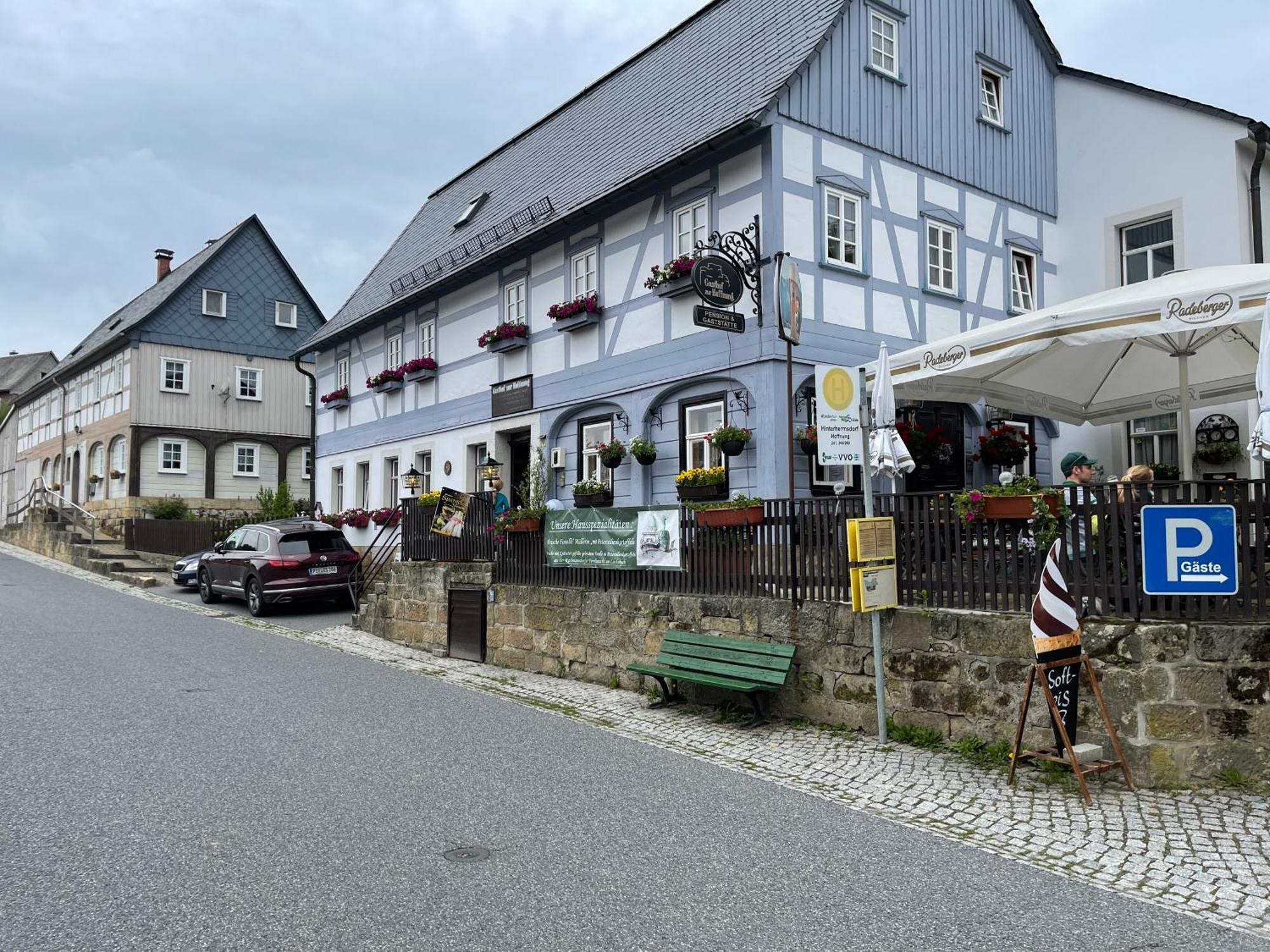 Gasthof Zur Hoffnung Hinterhermsdorf Exterior photo