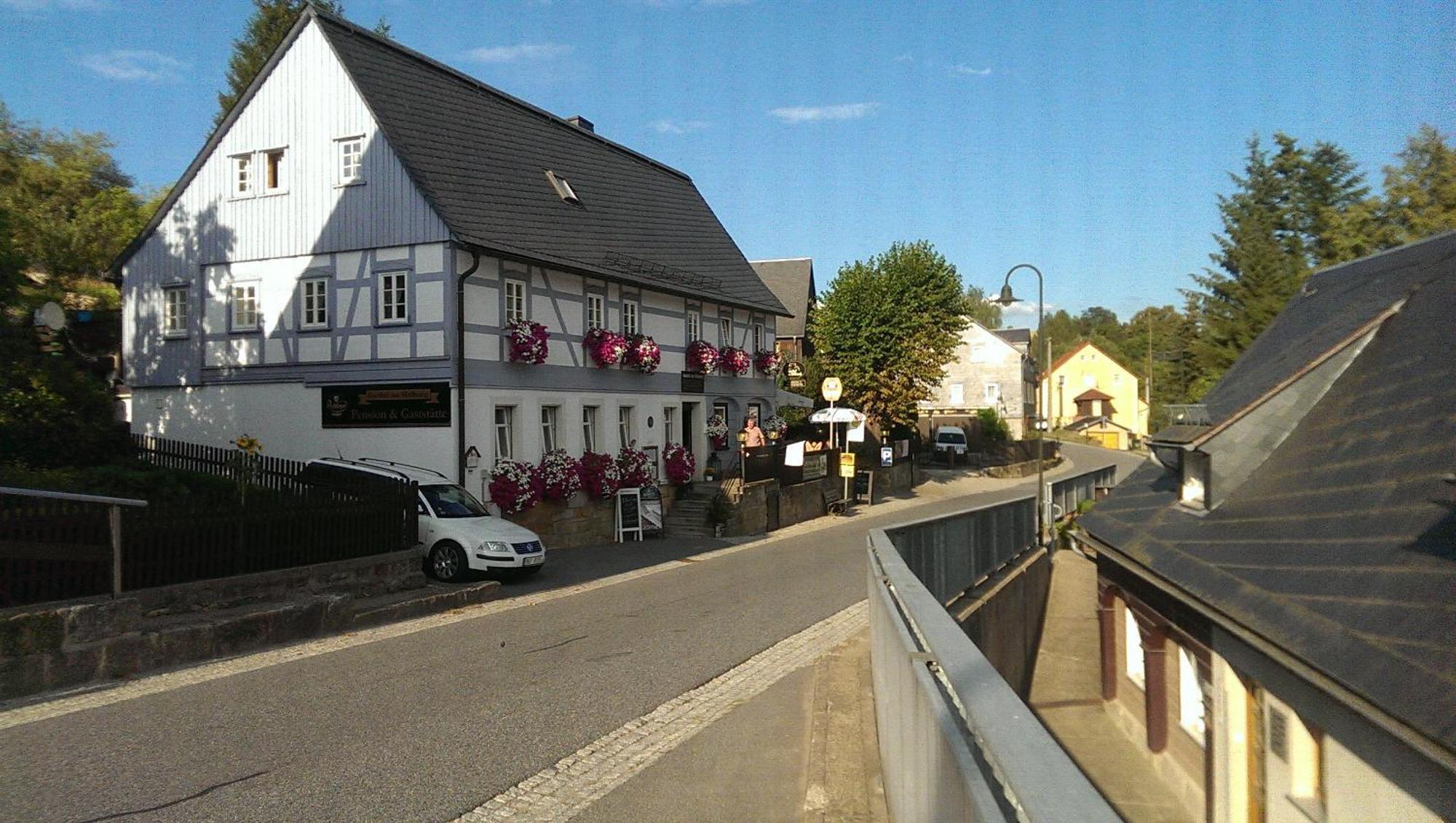 Gasthof Zur Hoffnung Hinterhermsdorf Exterior photo